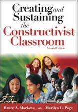 Creating and Sustaining the Constructivist Classroom