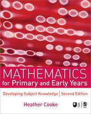 Mathematics for Primary and Early Years: Developing Subject Knowledge