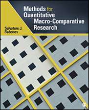 Methods for Quantitative Macro-Comparative Research