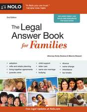 The Legal Answer Book for Families