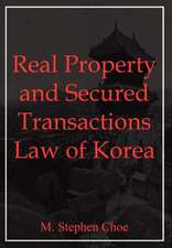 Real Property and Secured Transactions Law of Korea