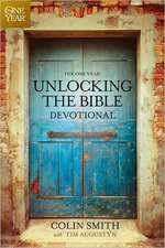 The One Year Unlocking the Bible Devotional