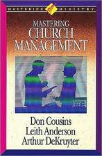 Mastering Church Management