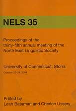 Proceedings of the Thirty-Fifth Annual Meeting of the North East Linguistic Society