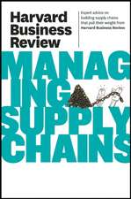 Managing Supply Chains