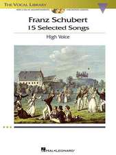 Franz Schubert: 15 Selected Songs Book/Online Audio