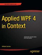 Applied WPF 4 in Context