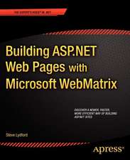 Building ASP.NET Web Pages with Microsoft WebMatrix