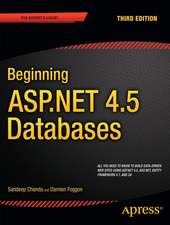 Beginning ASP.NET 4.5 Databases