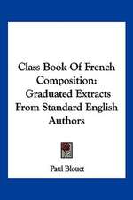 Class Book Of French Composition