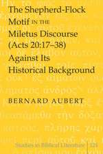 The Shepherd-Flock Motif in the Miletus Discourse (Acts 20: 17-38) Against Its Historical Background