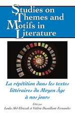 Raepaetition Dans Les Textes Littaeraires Du Moyen Aage AA Nos Jours