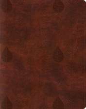 ESV Single Column Journaling Bible (TruTone, Chestnut, Leaves Design)