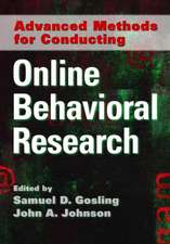 Advanced Methods for Conducting Online Behavioral Research