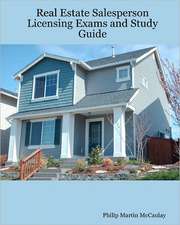 Real Estate Salesperson Licensing Exams and Study Guide