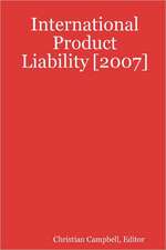 International Product Liability [2007]