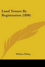 Land Tenure By Registration (1890)