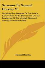 Sermons By Samuel Horsley V1