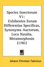 Species Insectorum V1