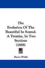 The Evolution Of The Beautiful In Sound