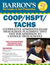 Barron's COOP/HSPT/Tachs, 3rd Edition