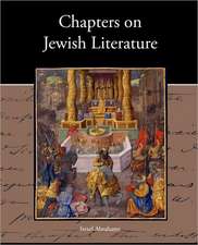 Chapters on Jewish Literature