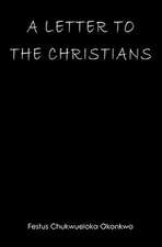 A Letter to the Christians