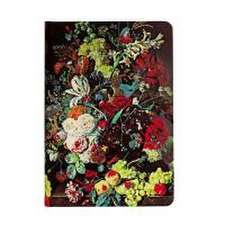 Paperblanks Van Huysum Still Life Burst Hardcover Mini Lined Elastic Band Closure 176 Pg 85 GSM