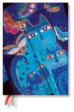 Blue Cats Butterflies Midi Horizontal 2020 Diary