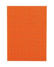 Orange on Grey (Circulo) A5 Unlined Notebook