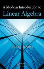 A Modern Introduction to Linear Algebra