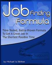 Job Finding Formula