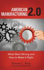 American Manufacturing 2.0: What Went Wrong and How to Make It Right