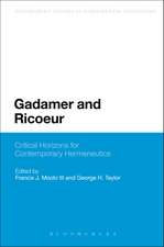 Gadamer and Ricoeur: Critical Horizons for Contemporary Hermeneutics