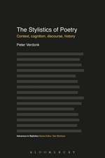 The Stylistics of Poetry: Context, cognition, discourse, history