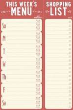 This Week's Menu Note Pad (60 Sheets)