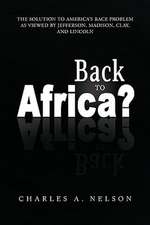 Back To Africa?