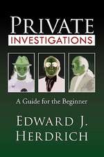 Herdrich, E: Private Investigations