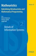 Matheuristics: Hybridizing Metaheuristics and Mathematical Programming