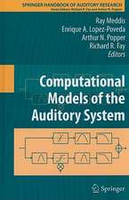 Computational Models of the Auditory System