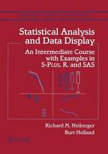 Statistical Analysis and Data Display