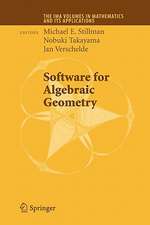 Software for Algebraic Geometry