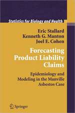 Forecasting Product Liability Claims: Epidemiology and Modeling in the Manville Asbestos Case