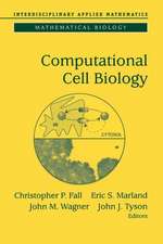 Computational Cell Biology