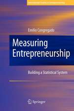 Measuring Entrepreneurship: Building a Statistical System