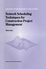 Network Scheduling Techniques for Construction Project Management