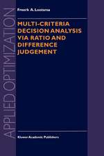 Multi-Criteria Decision Analysis via Ratio and Difference Judgement