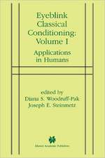 Eyeblink Classical Conditioning Volume 1: Applications in Humans