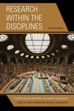 Research Within the Disciplines