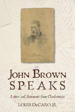 John Brown Speaks